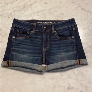 American eagle midi shorts